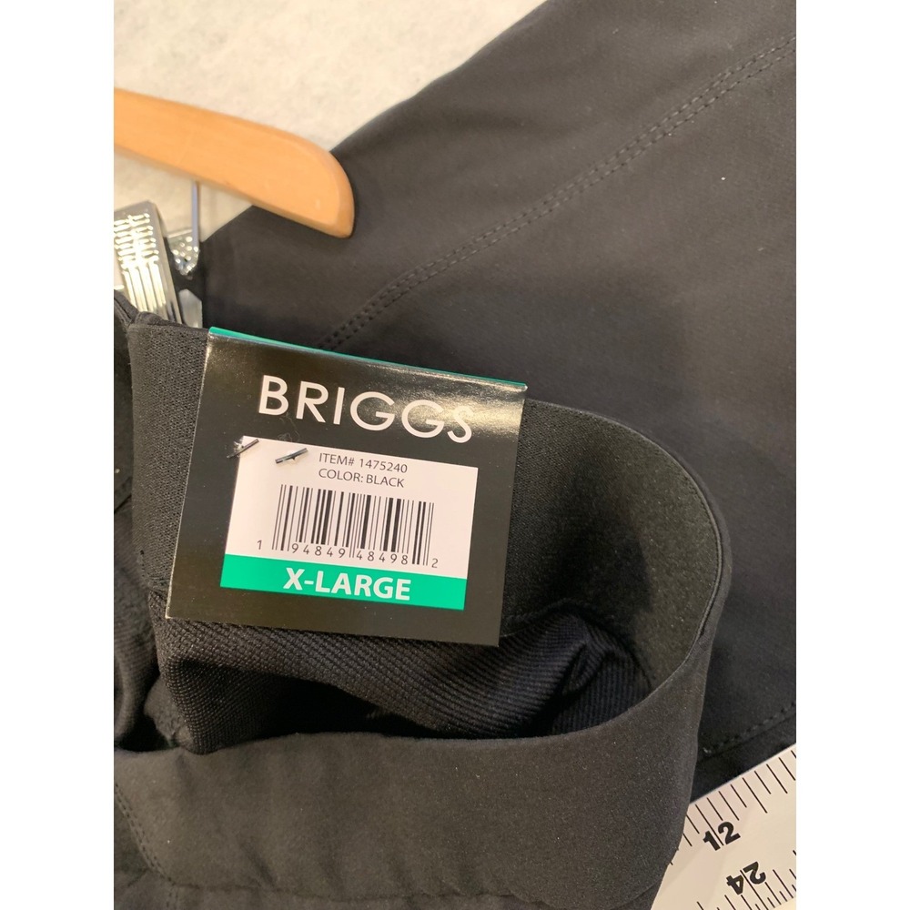 NWT Slim Leg Pull-On Pant XL Black Stretch Quiet Luxury Professional Womens work - Picture 3 of 10